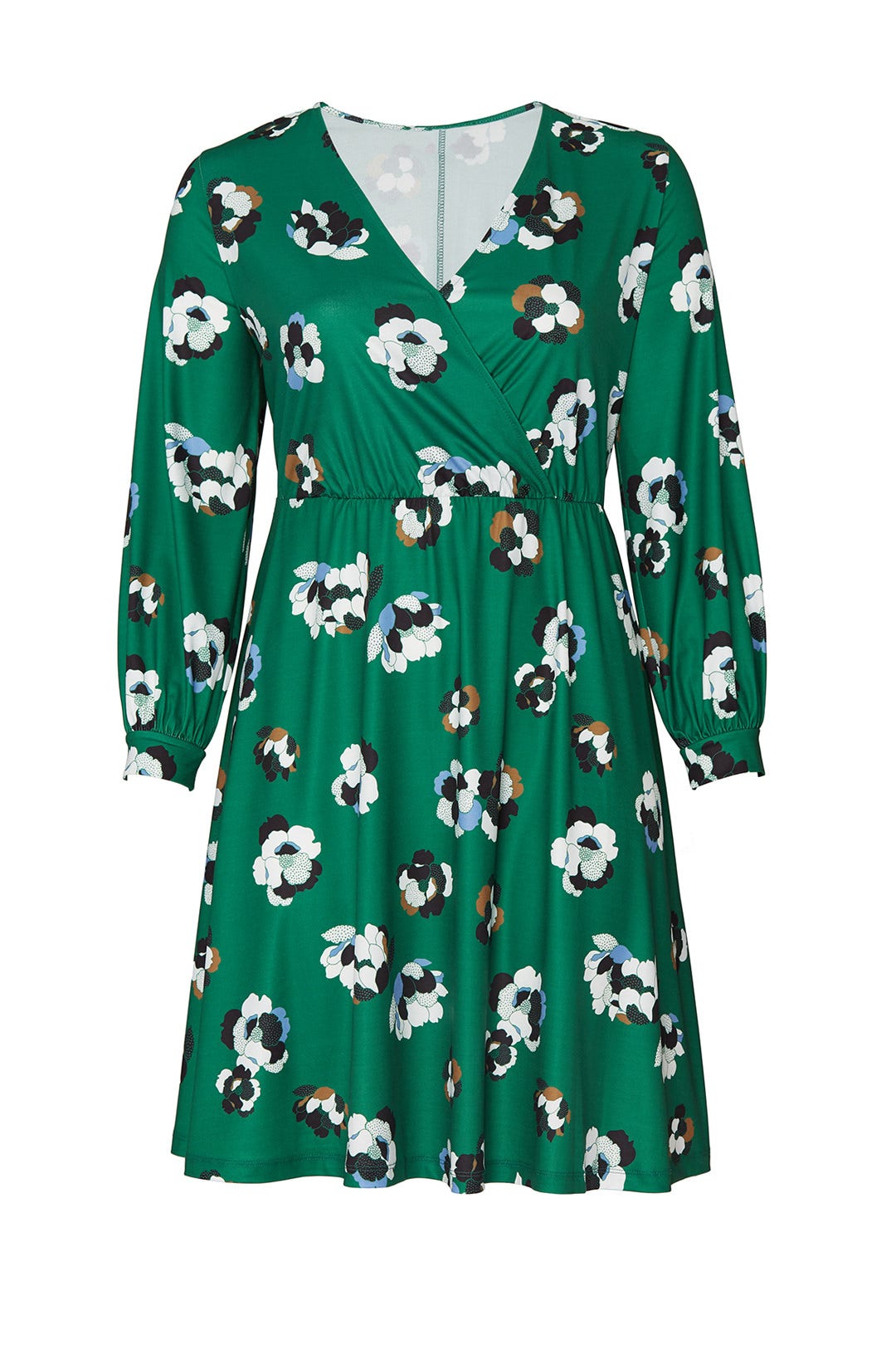 Printed Faux Wrap Dress by ELOQUII 3