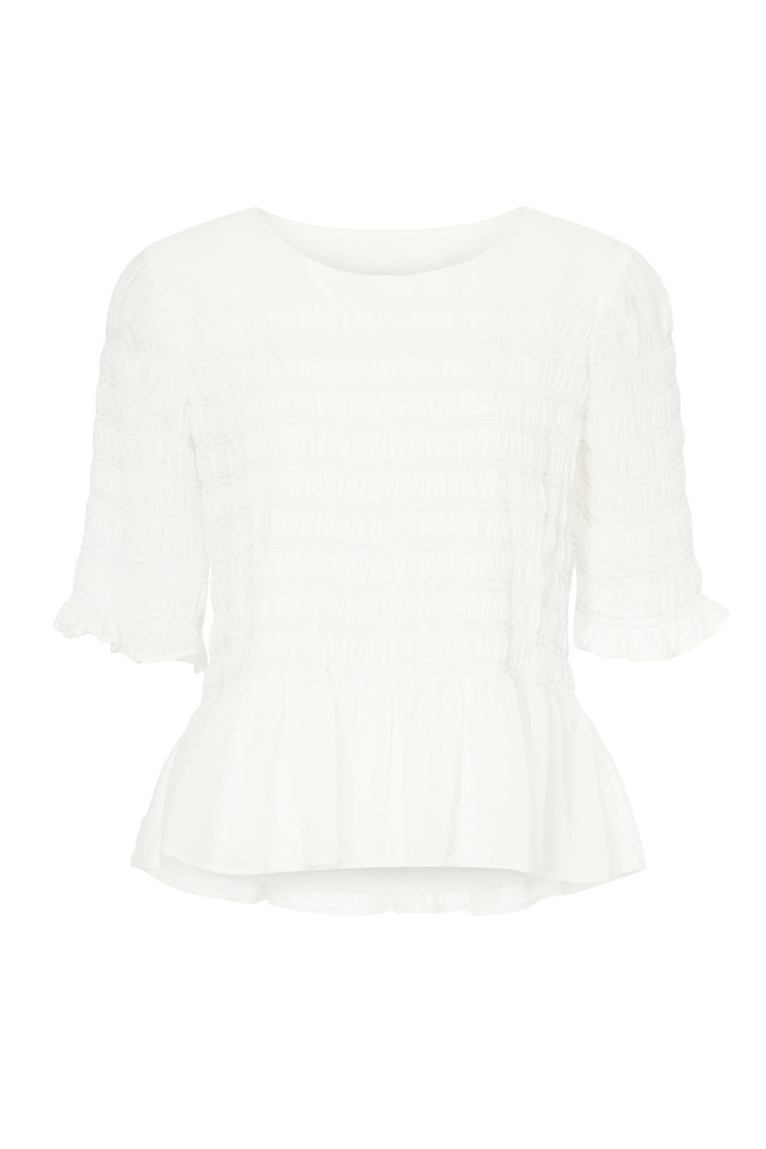 Smocked Ruffle Top by Jason Wu x RTR | Rent the Runway