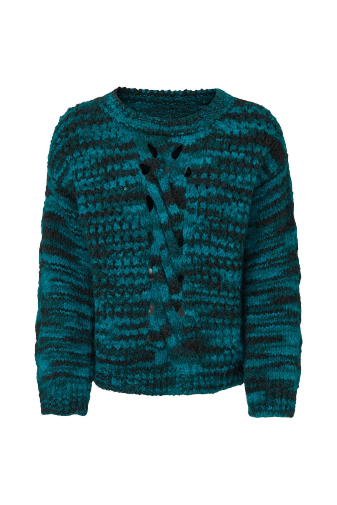 【MODERNIF】Park cable stripe knit MODERNIF】Park cable stripe knit Part Two Laki Striped