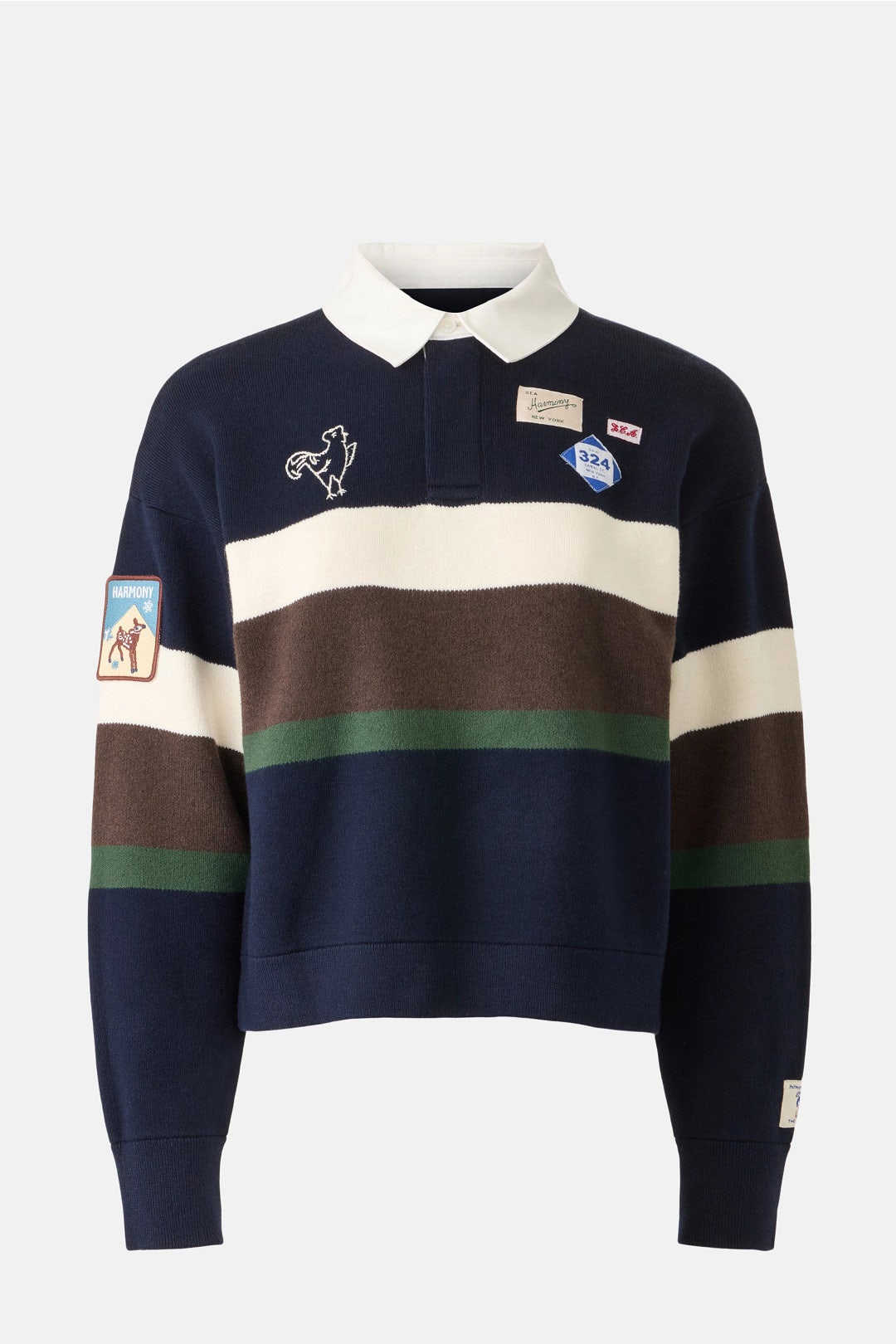 Arther Varsity Knit Rugby Shirt by Sea New York 4