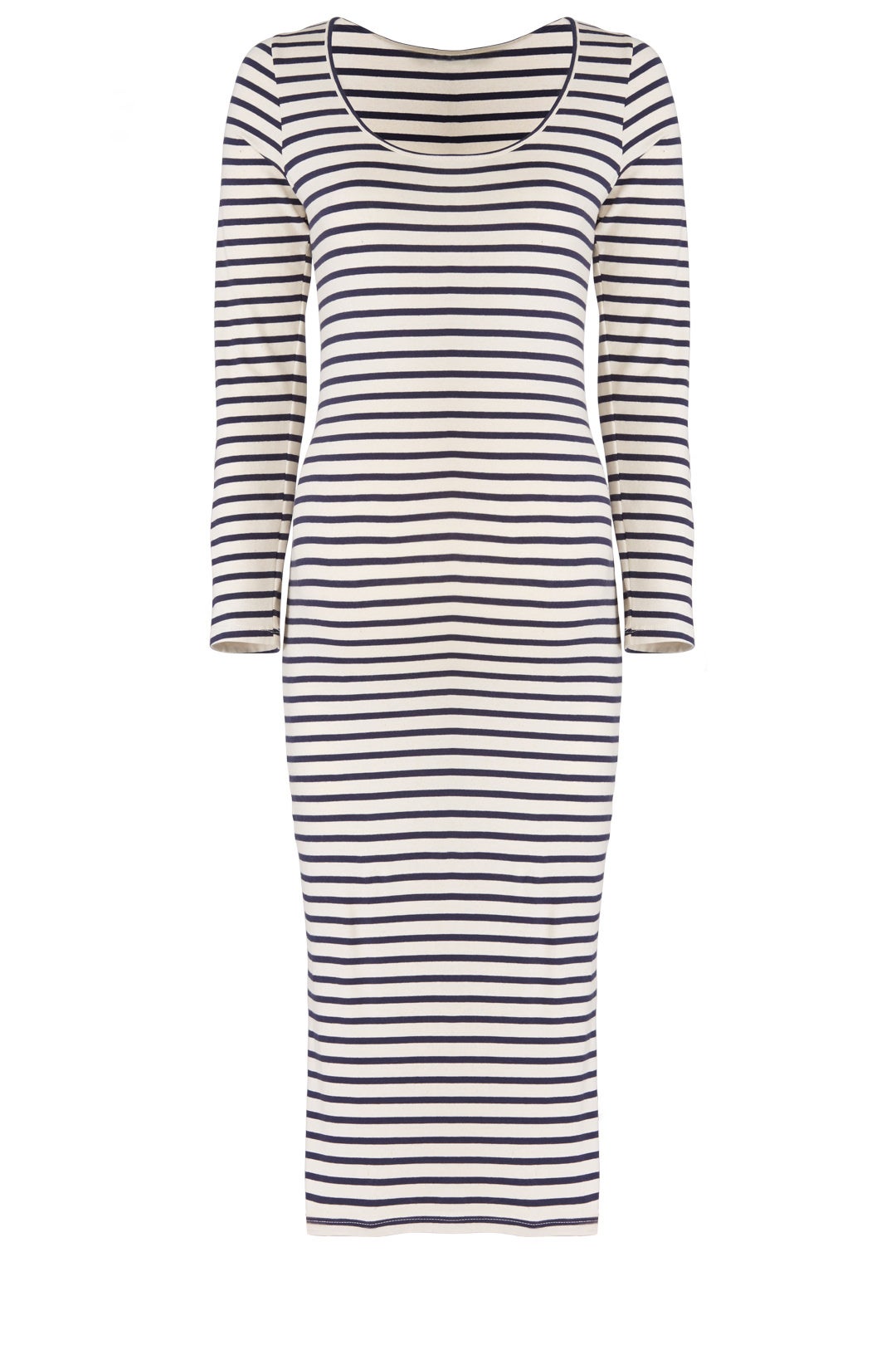 Stripe Sleeve Maternity Dress by MONROW 3