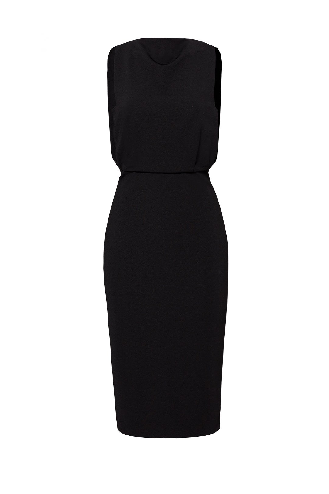 Black Foldover Dress by Badgley Mischka 3