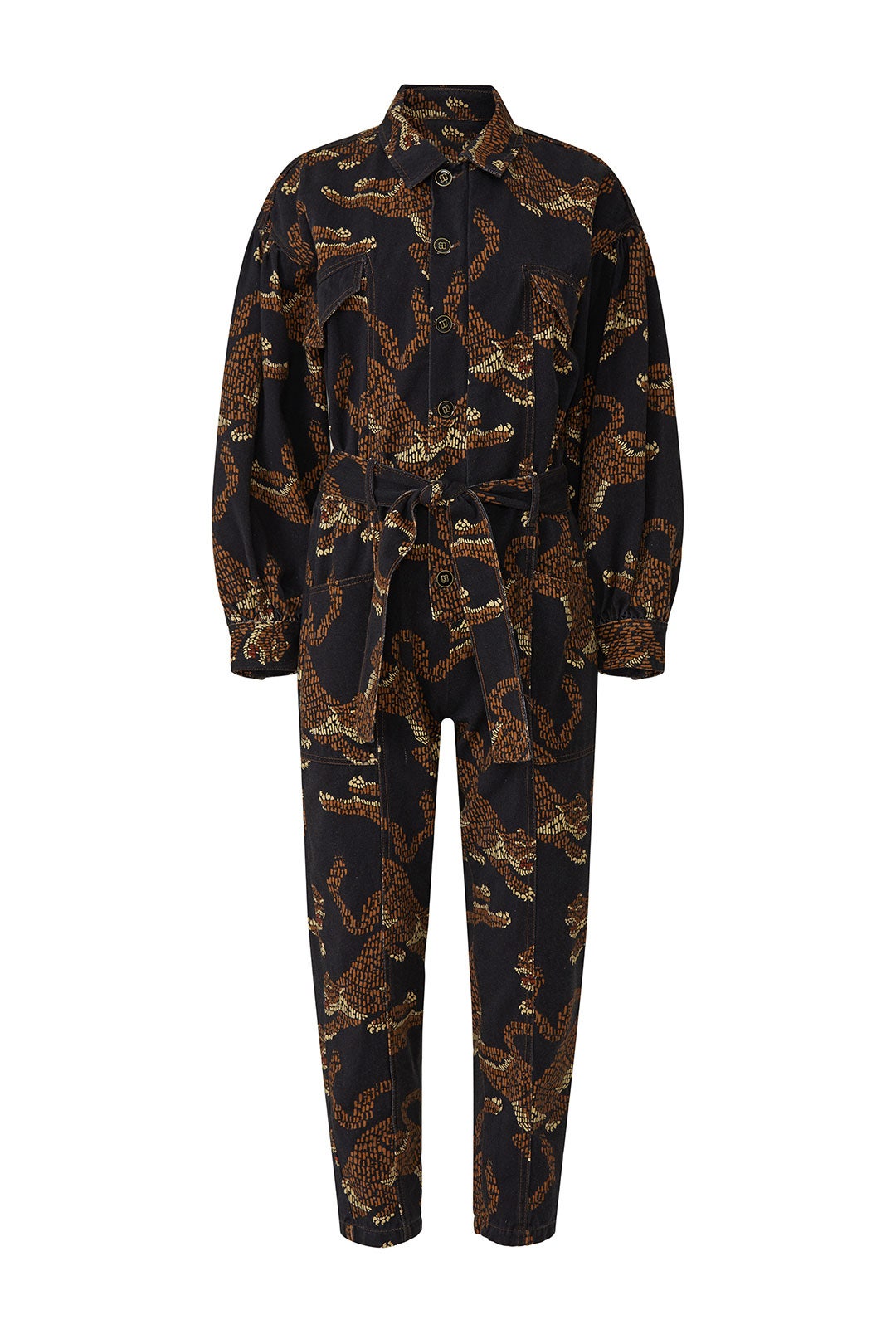 Belted Leopard Jumpsuit by FARM Rio 4