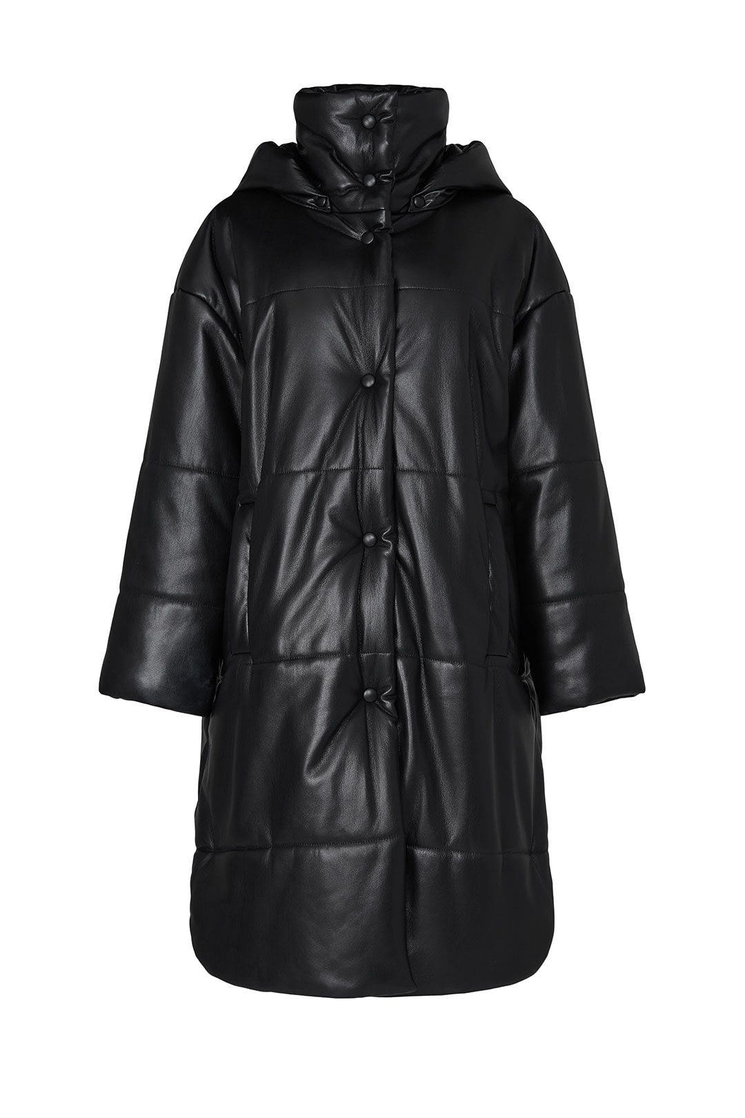 Eska Faux Leather Puffer Coat by Nanushka 4