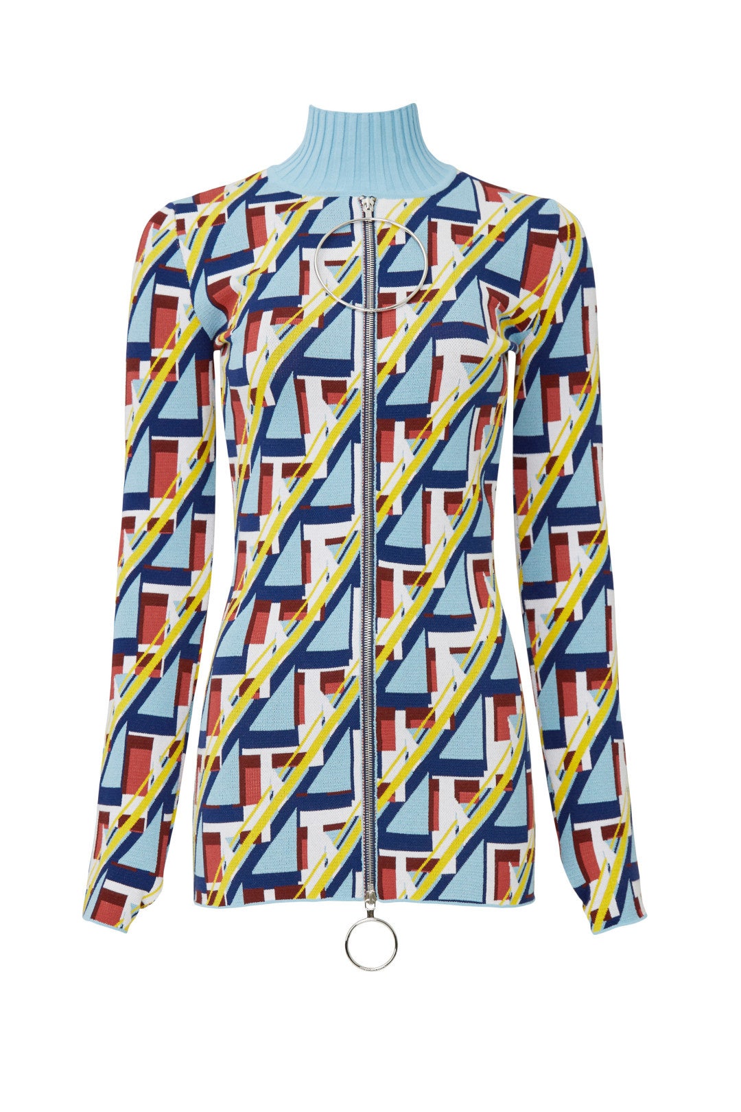 DONT  PUB Geo Zip Cardigan by Rabanne 4