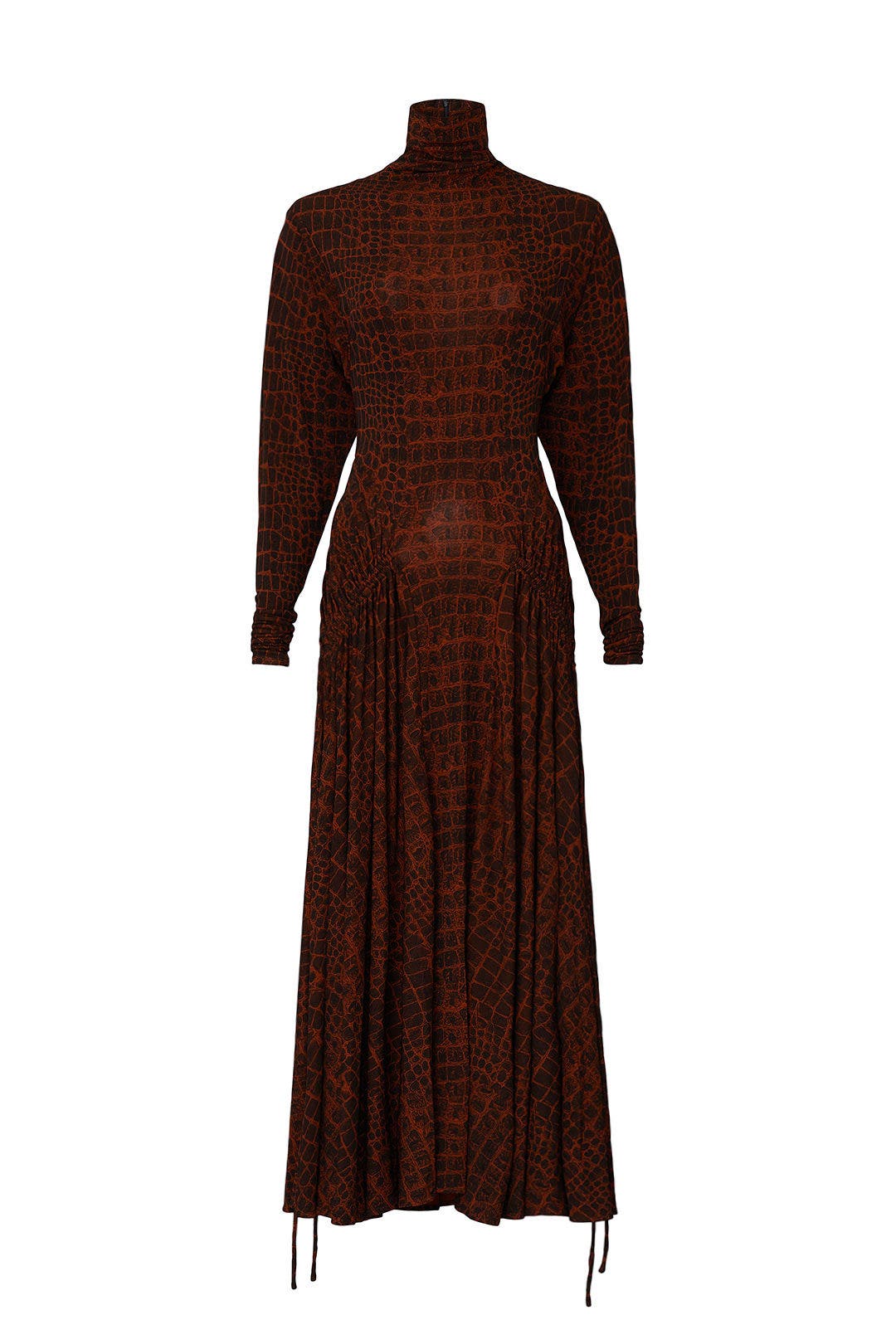 Crocodile Print Matte Jersey Dress by Proenza Schouler 4
