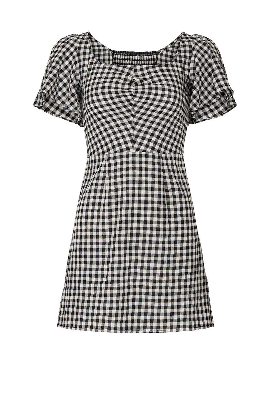 Gingham Violet Mini Dress by léRumi 4