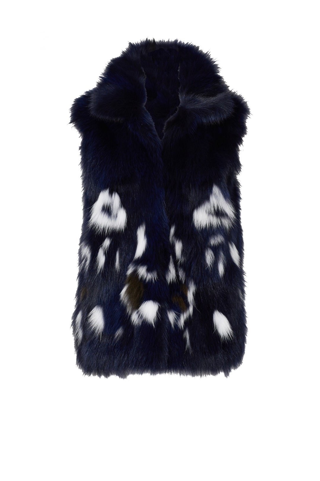 Navy Multi Vest by Adrienne Landau