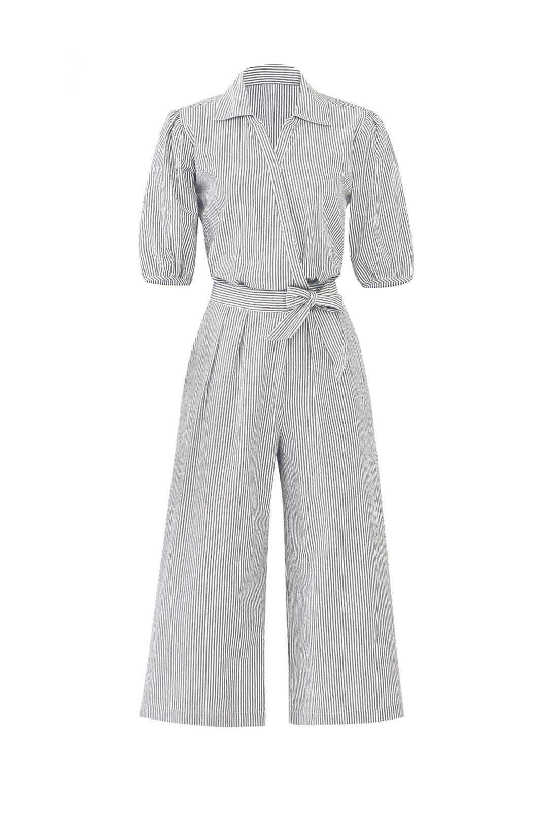 Shane Seersucker Jumpsuit by B Collection by Bobeau 3