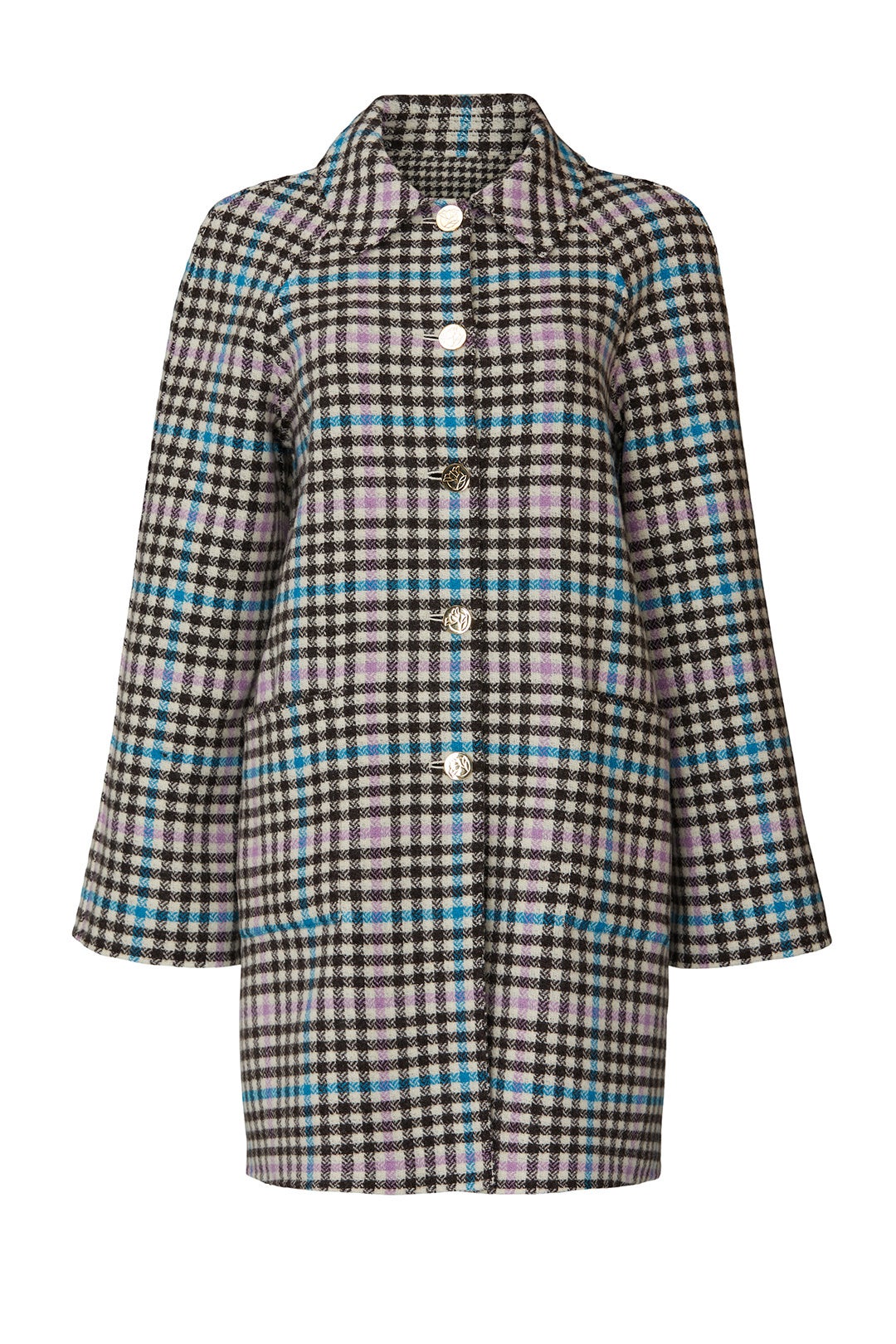 Plaid Reversible Swing Coat by Draper James 4