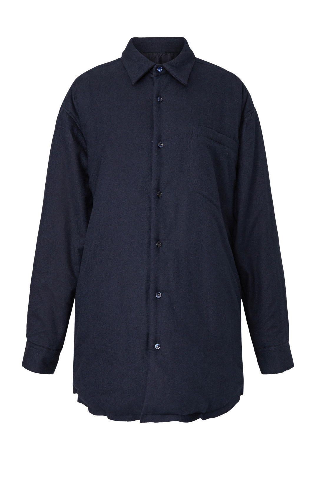 Flannel Quilted Shirt Jacket by Maison Margiela 4