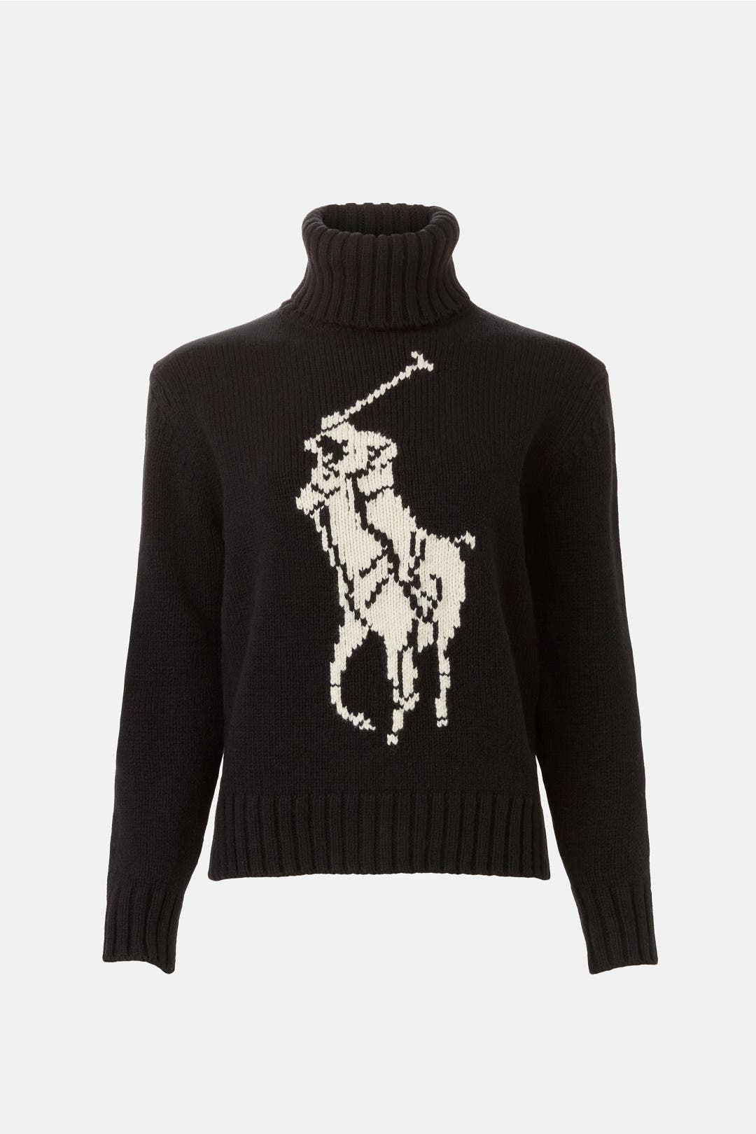 Black Polo Pullover Sweater by Polo Ralph Lauren | Rent the Runway