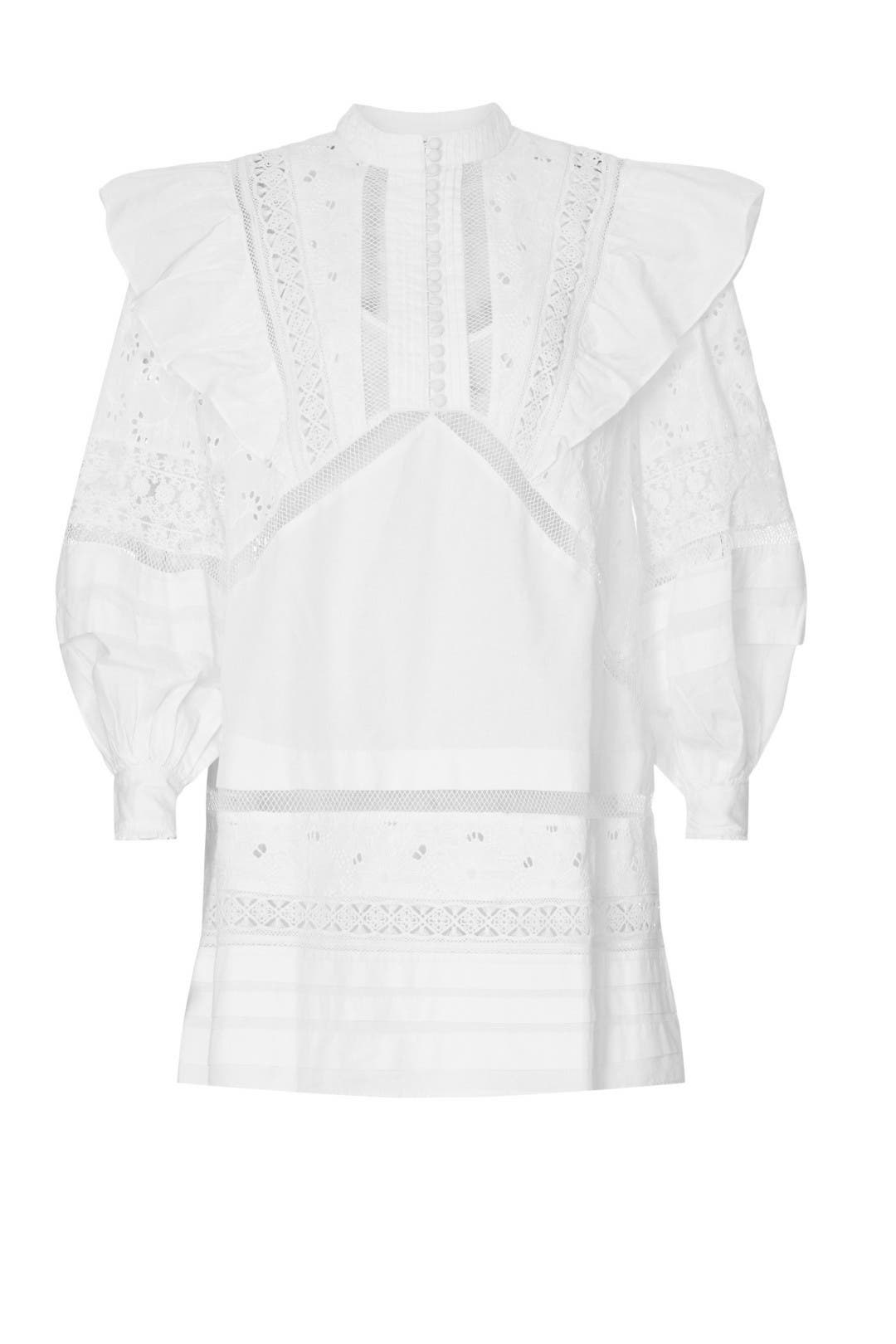 Prim Broderie Dress by AllSaints | Rent the Runway