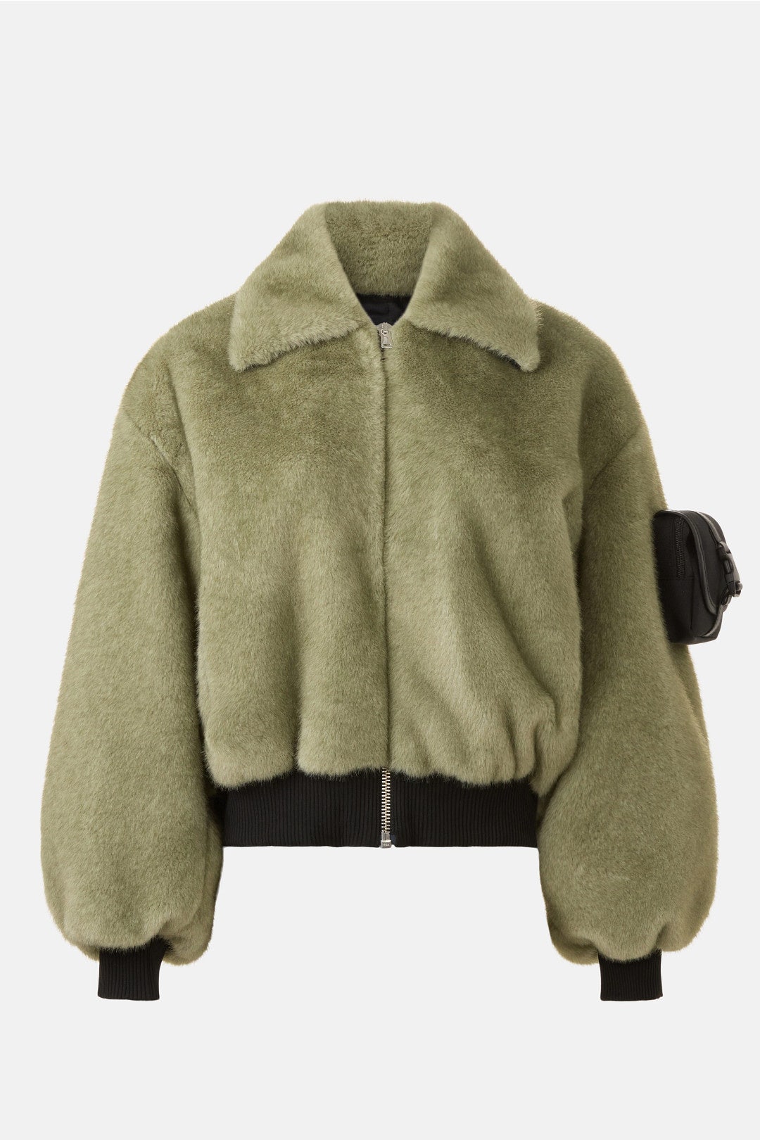 Faux Fur Bomber Jacket by Coperni 4