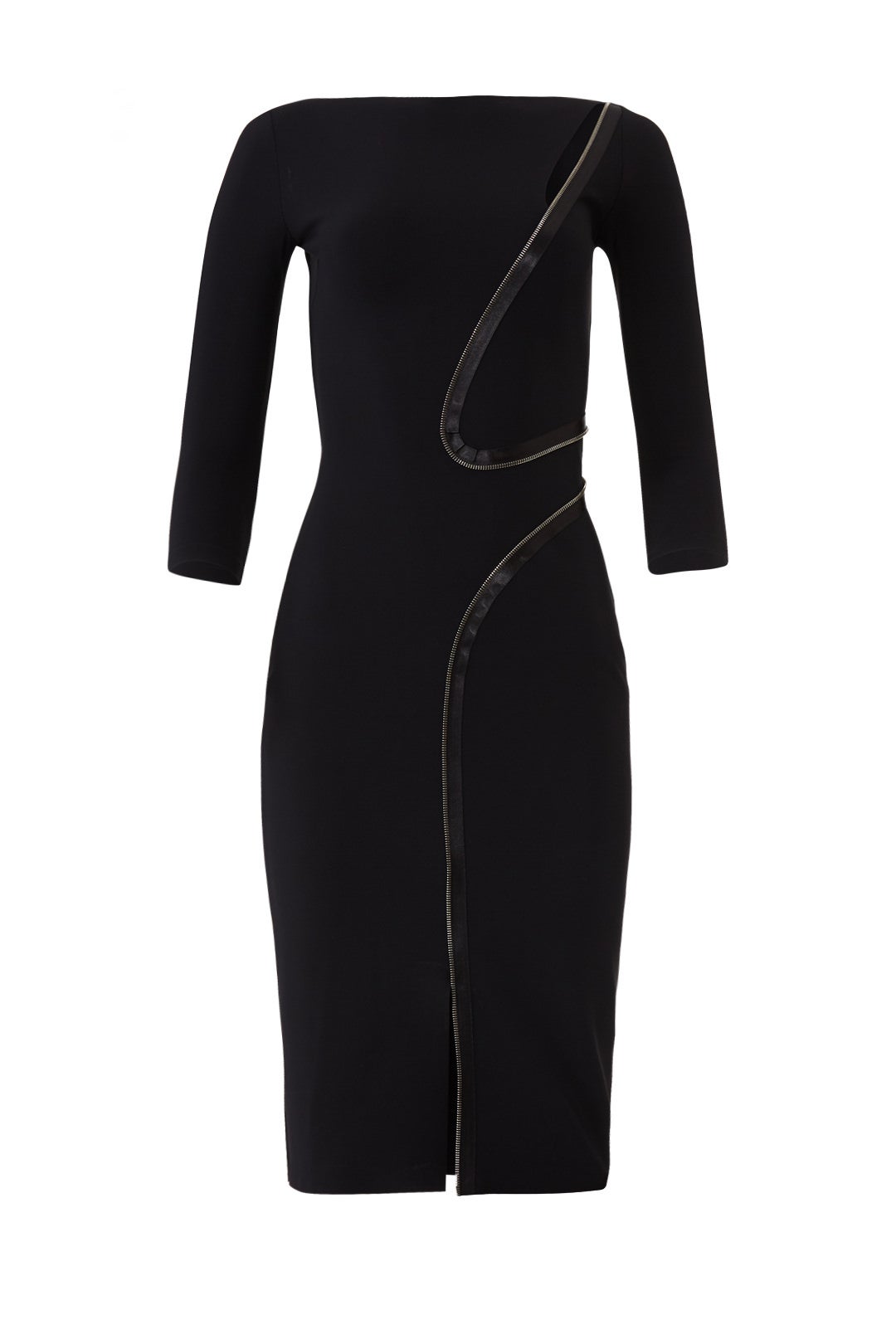 Black Zipper Sheath by Chiara Boni La Petite Robe 3