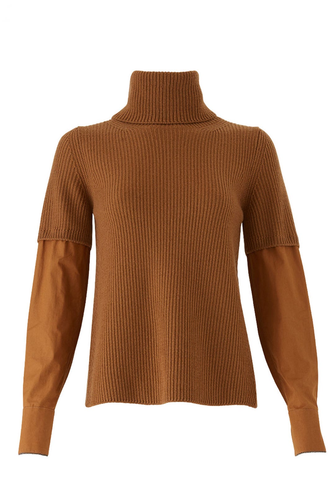 Contrast Sleeves Sweater by No. 21