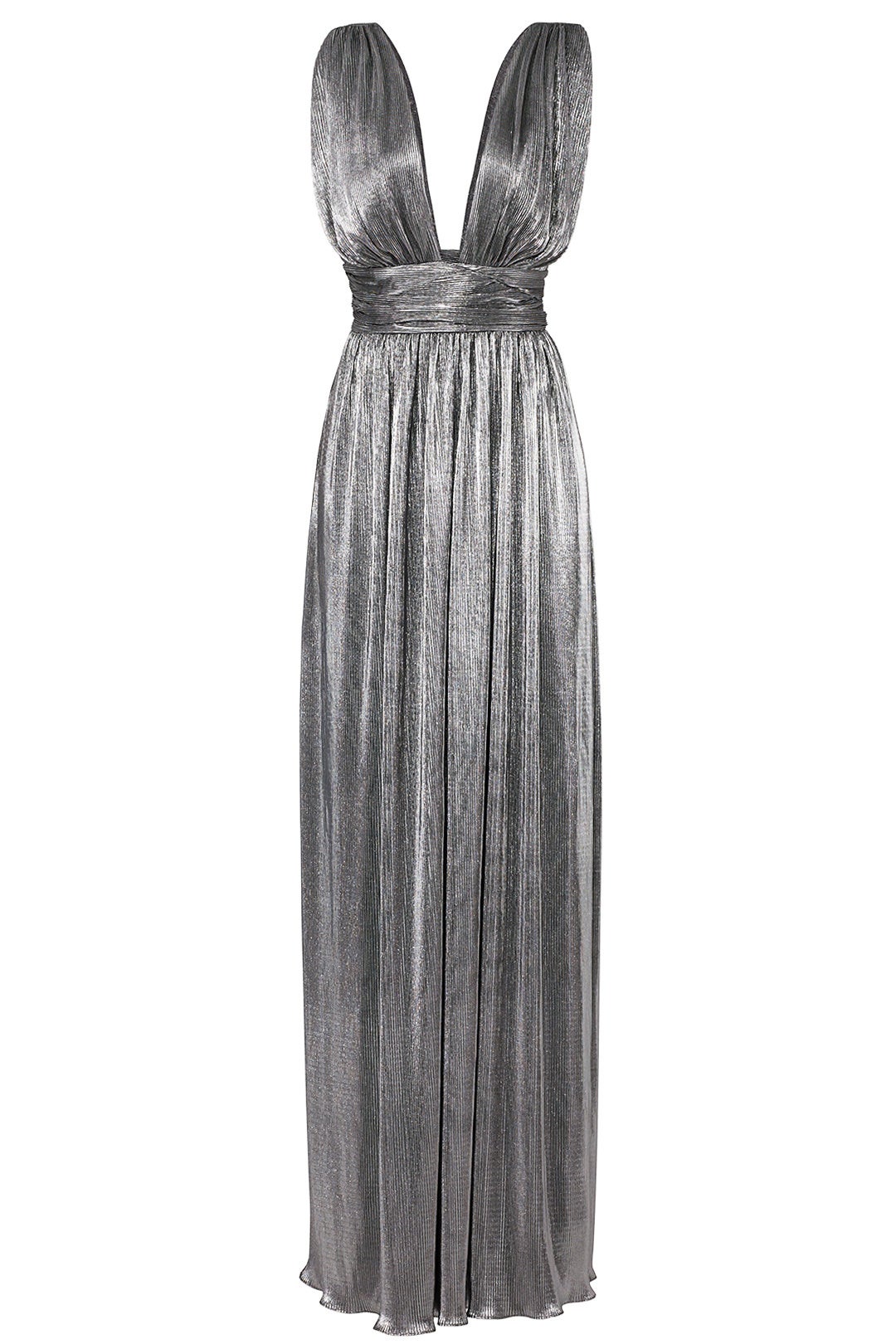 Metallic Shirred Gown by Laundry by Shelli Segal 3