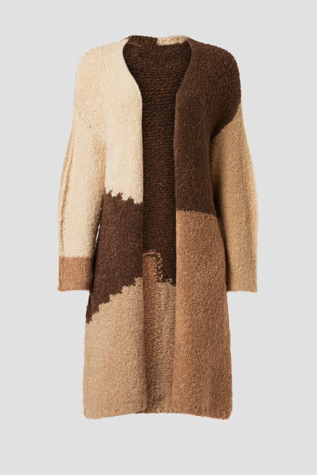 トップス 22aw TTT MSW Border knit Cardigan brown TTTMSW - Border Knit Shirt Cardigan (size-L) ¥18000+tax
