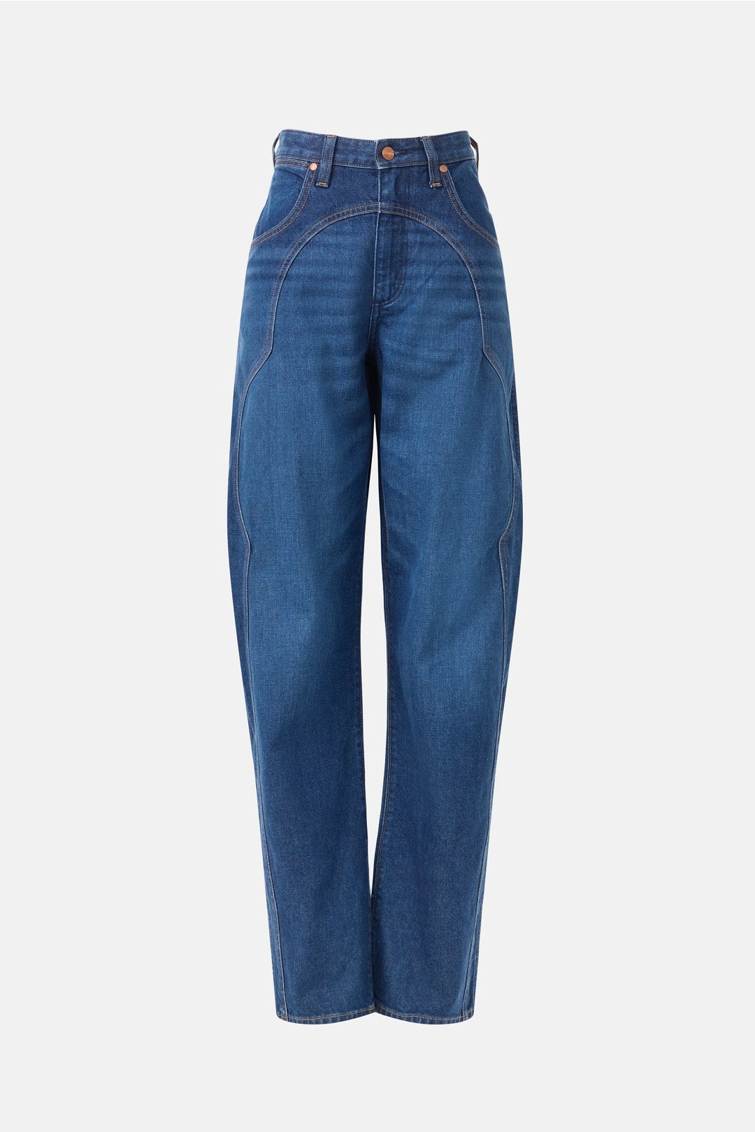 Front Seam Barrel Jeans by WRANGLER 4