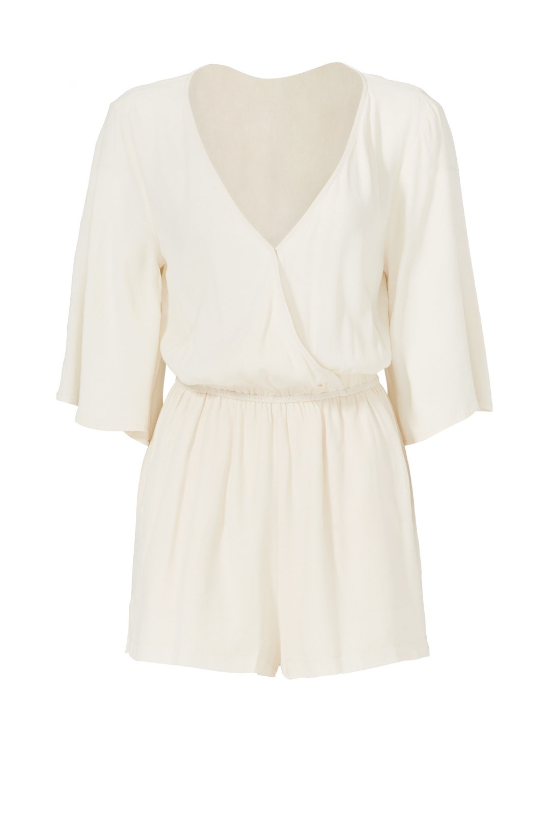Shania Flutter Sleeve Romper by BB Dakota
