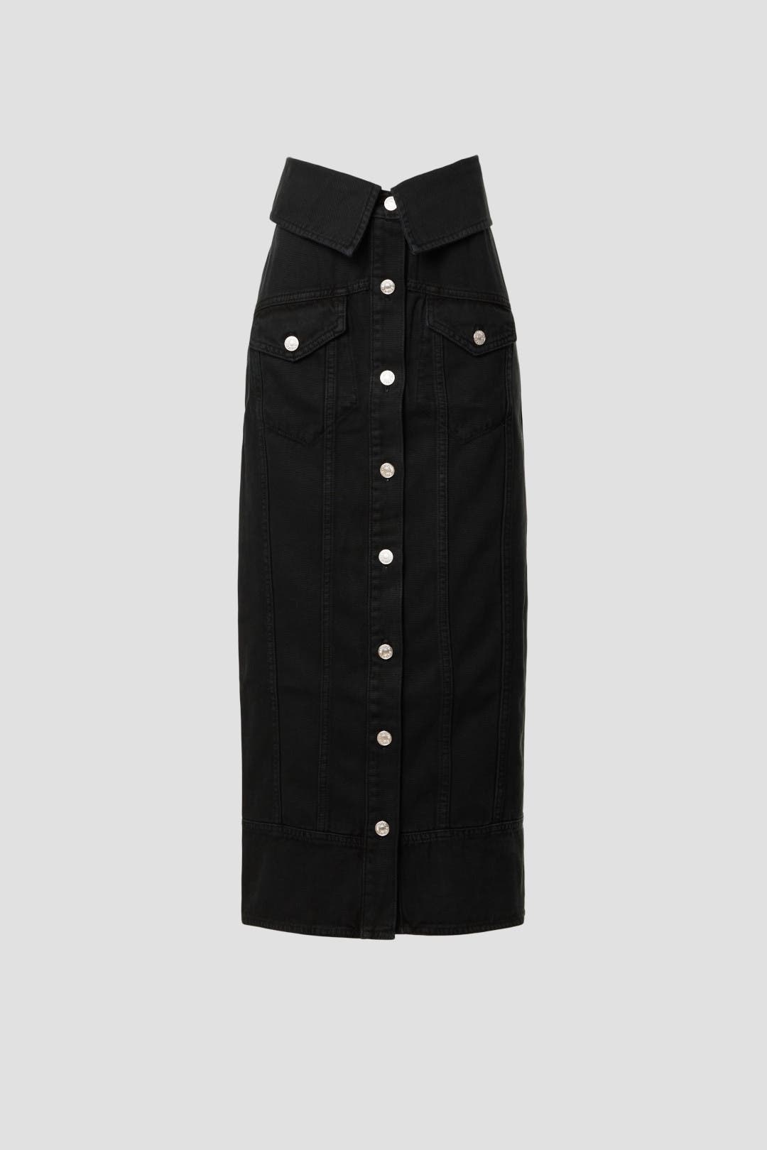 Button Front Midi Skirt by Moschino Jeans | Rent the Runway