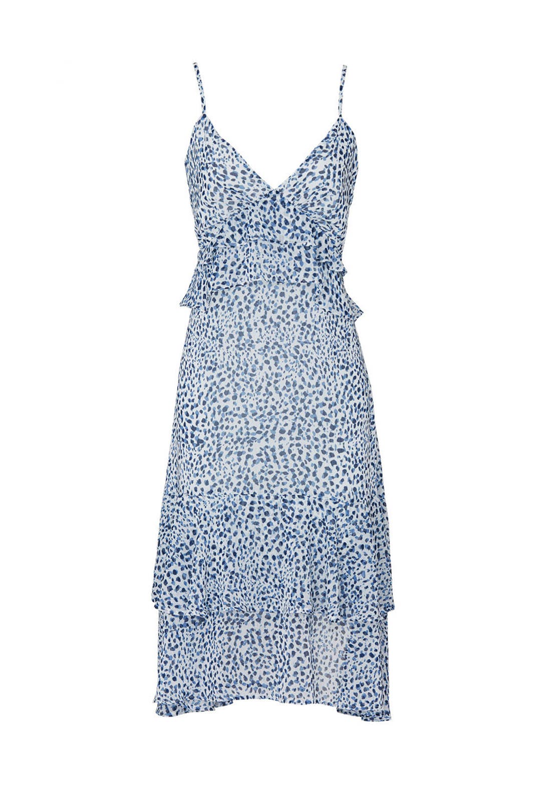 Tiered Animal Dress by Slate & Willow for $30 | Rent the Runway