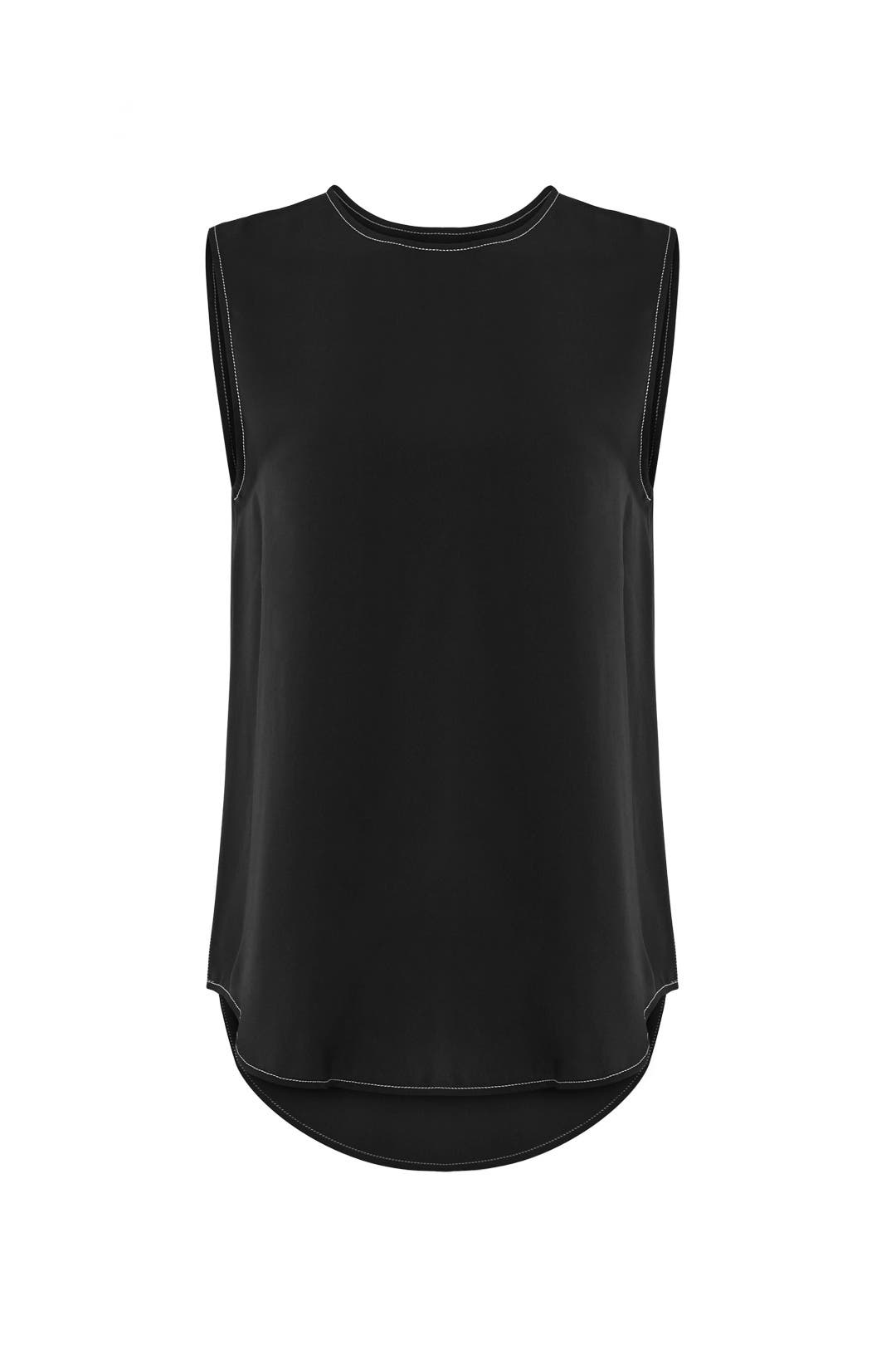 Black Melana Top by Theory