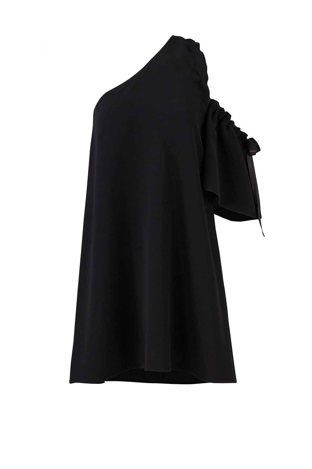 Black One Shoulder Gemini Dress by Cinq à Sept