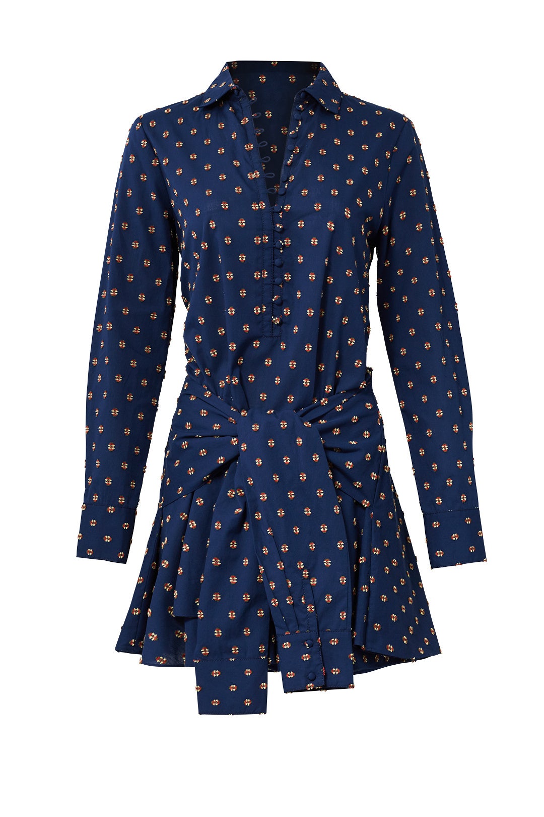 Midnight Tie Shirtdress by Derek Lam 10 Crosby