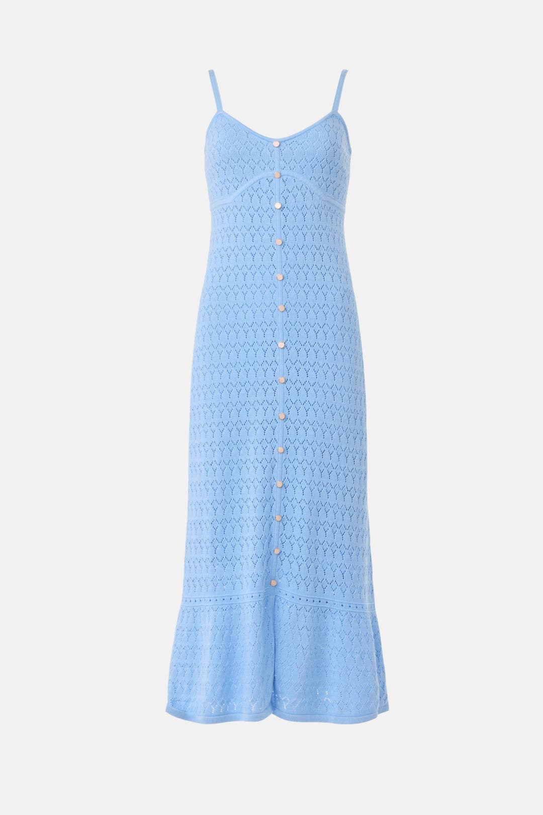 Crochet Flare Midi Dress by Derek Lam 10 Crosby x RTR | Rent the