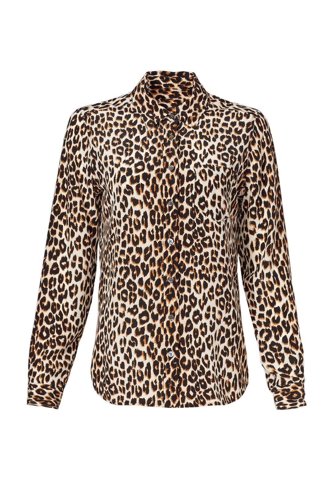 Leopard Button Down by Equipment 3