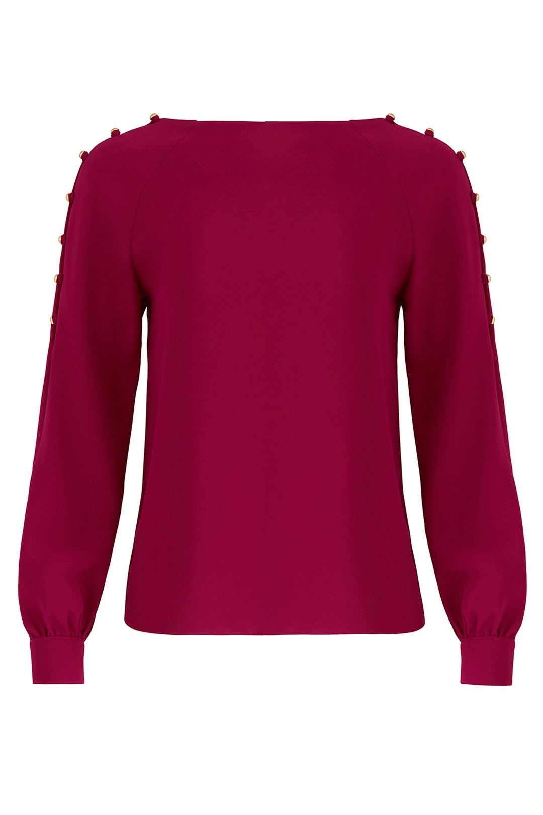 Purple Side Button Top by Amanda Uprichard