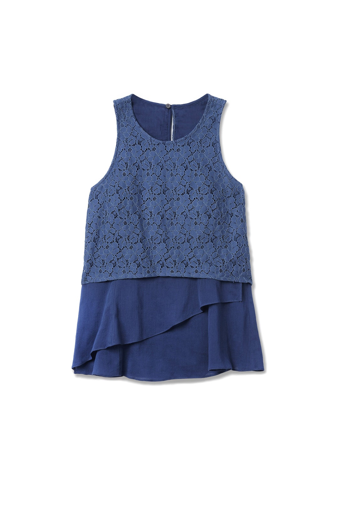 Denim Empire Flounce Top by Derek Lam 10 Crosby 3
