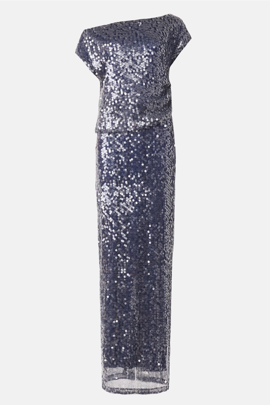 Asymmetrical Shoulder Maxi Dress by One33 Social 4