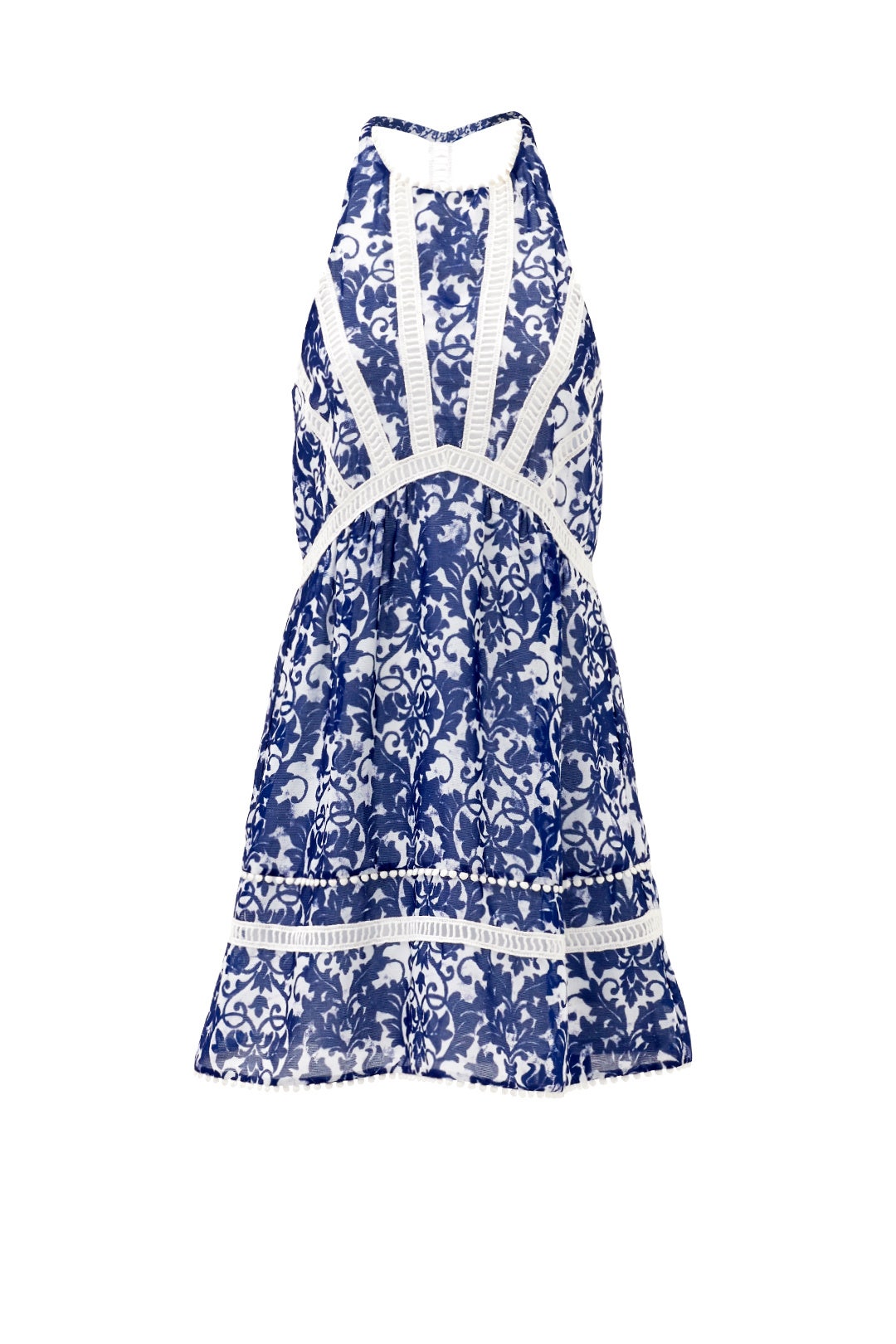 Navy Garden Gate Halter Dress by Saylor 3