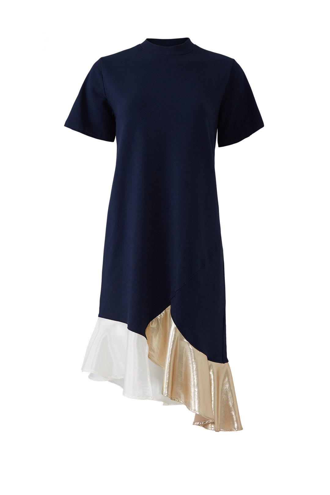Metallic Hem Dress by Clu