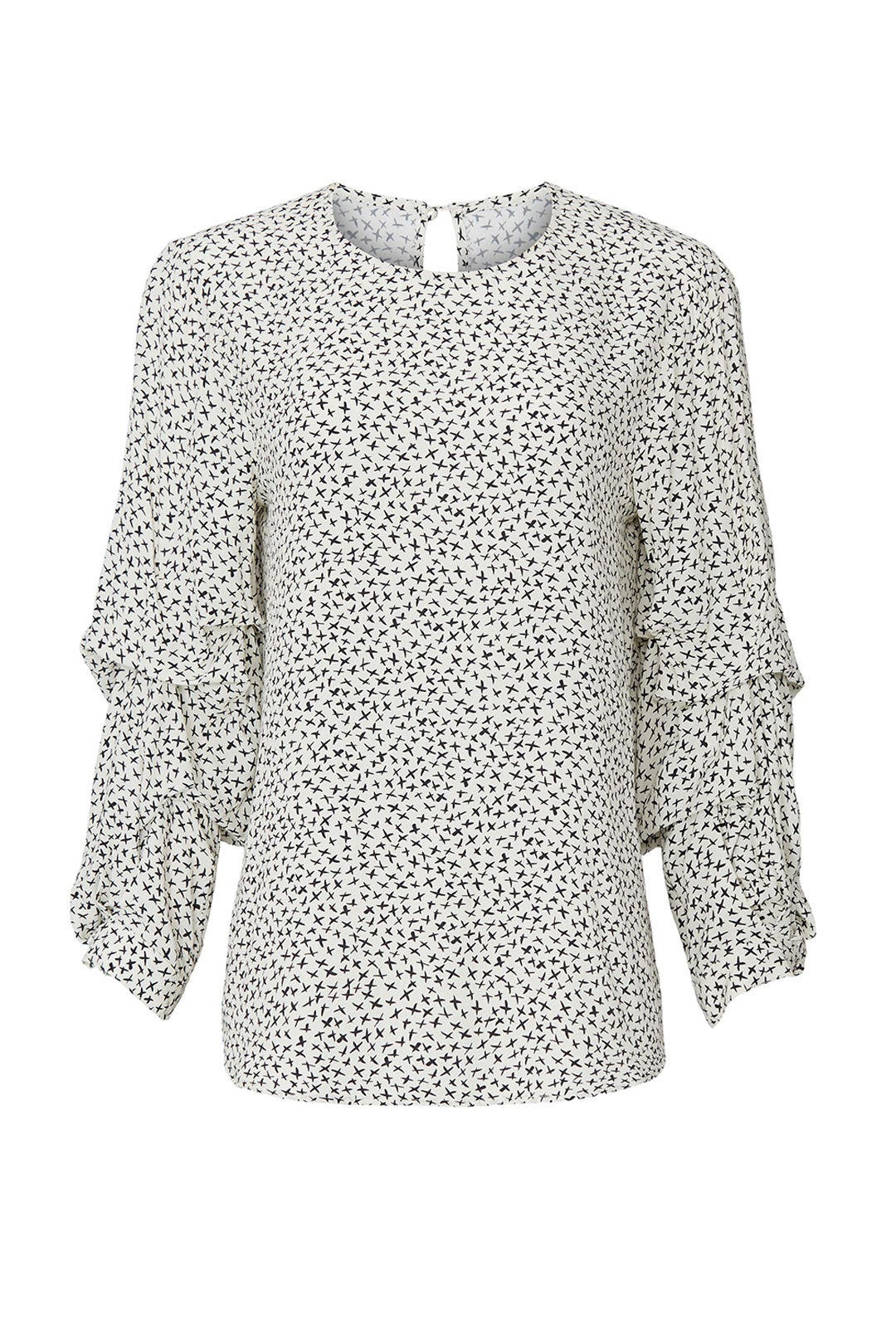 Ruched Sleeve Top by Fifteen Twenty 4