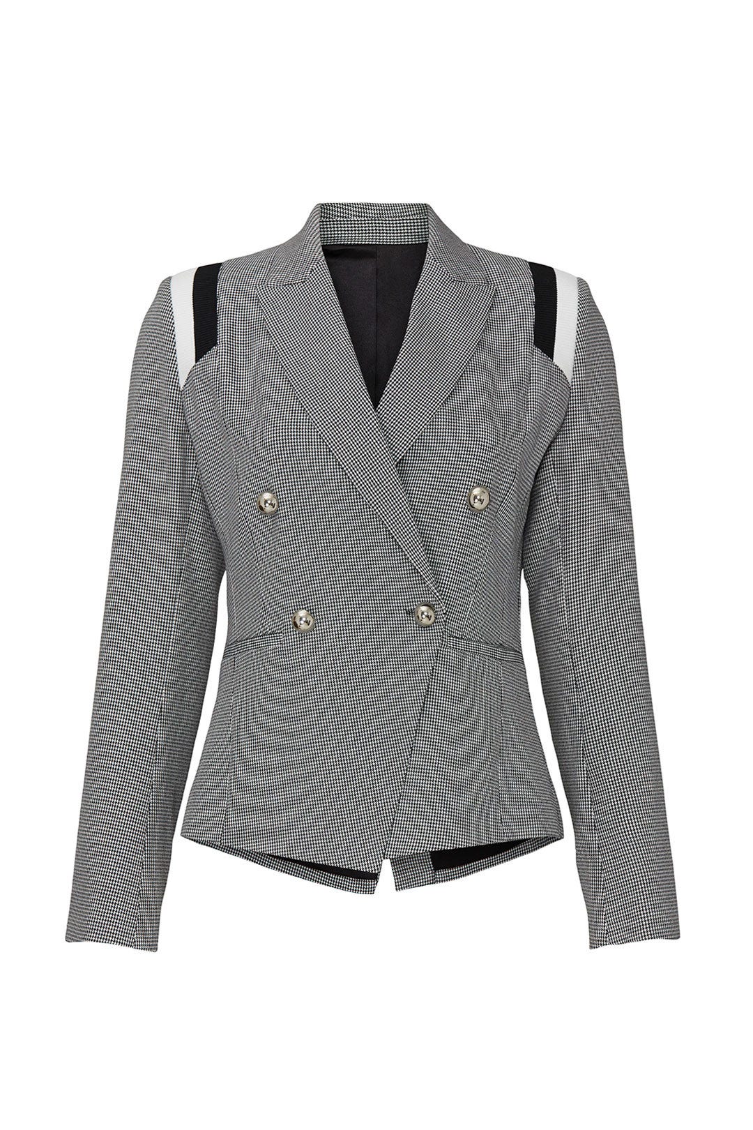 Plaid Varsity Stripe Blazer by Great Jones 4