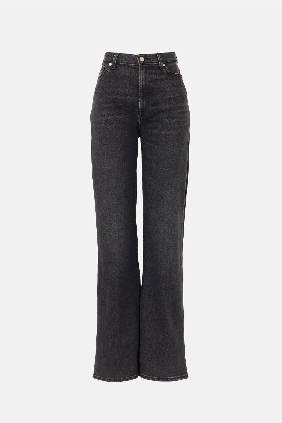 Ultra High Rise Black Wide Leg Jeans