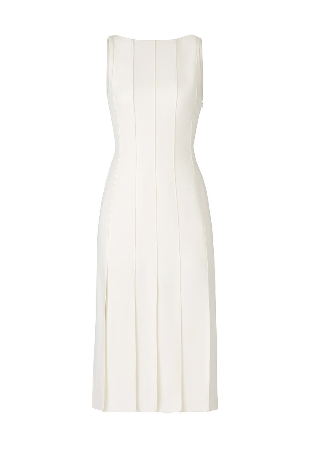 White Carwash Dress by HALSTON 3