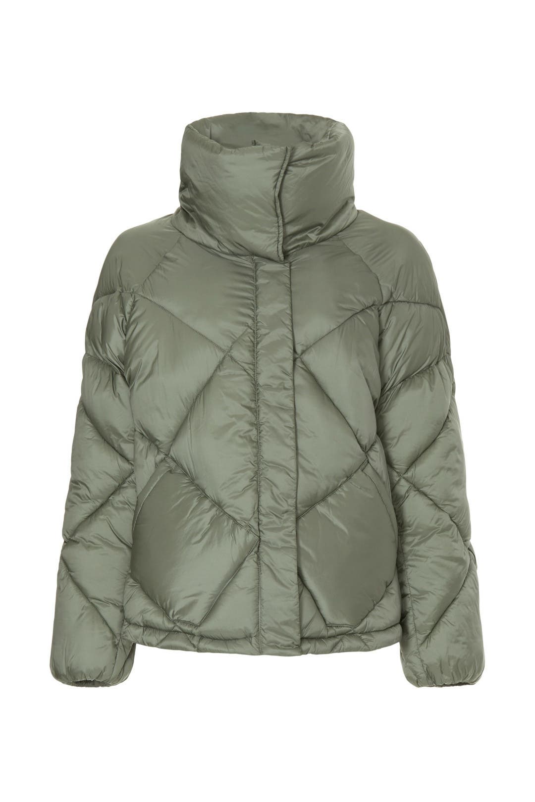 ジャケット・アウター OOF WEAR ecofur&nylon satin jaket Quilted Puffer Coat by OOF | Rent the Runway