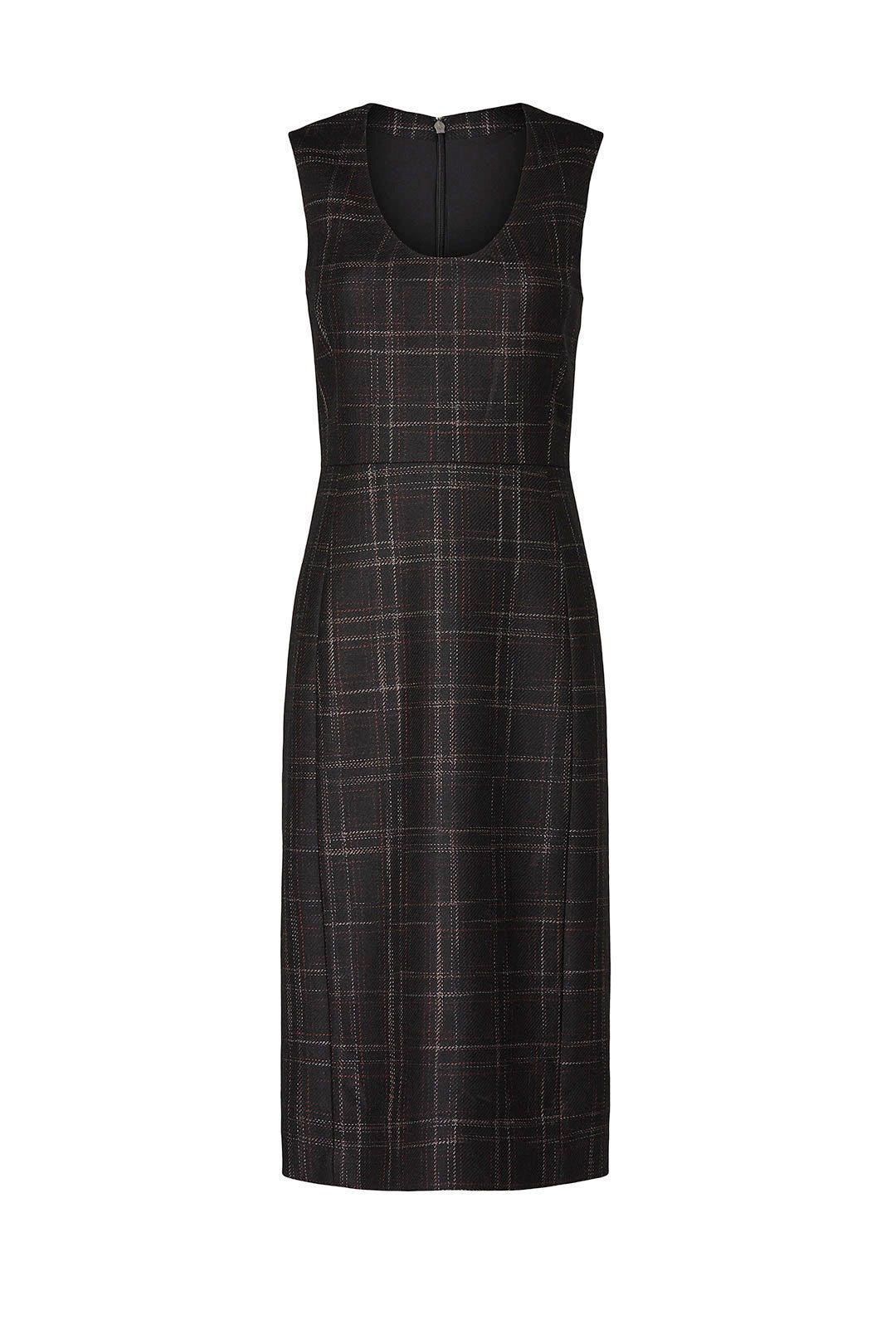 Crosshatch U Neck Dress by Rebecca Taylor NYC