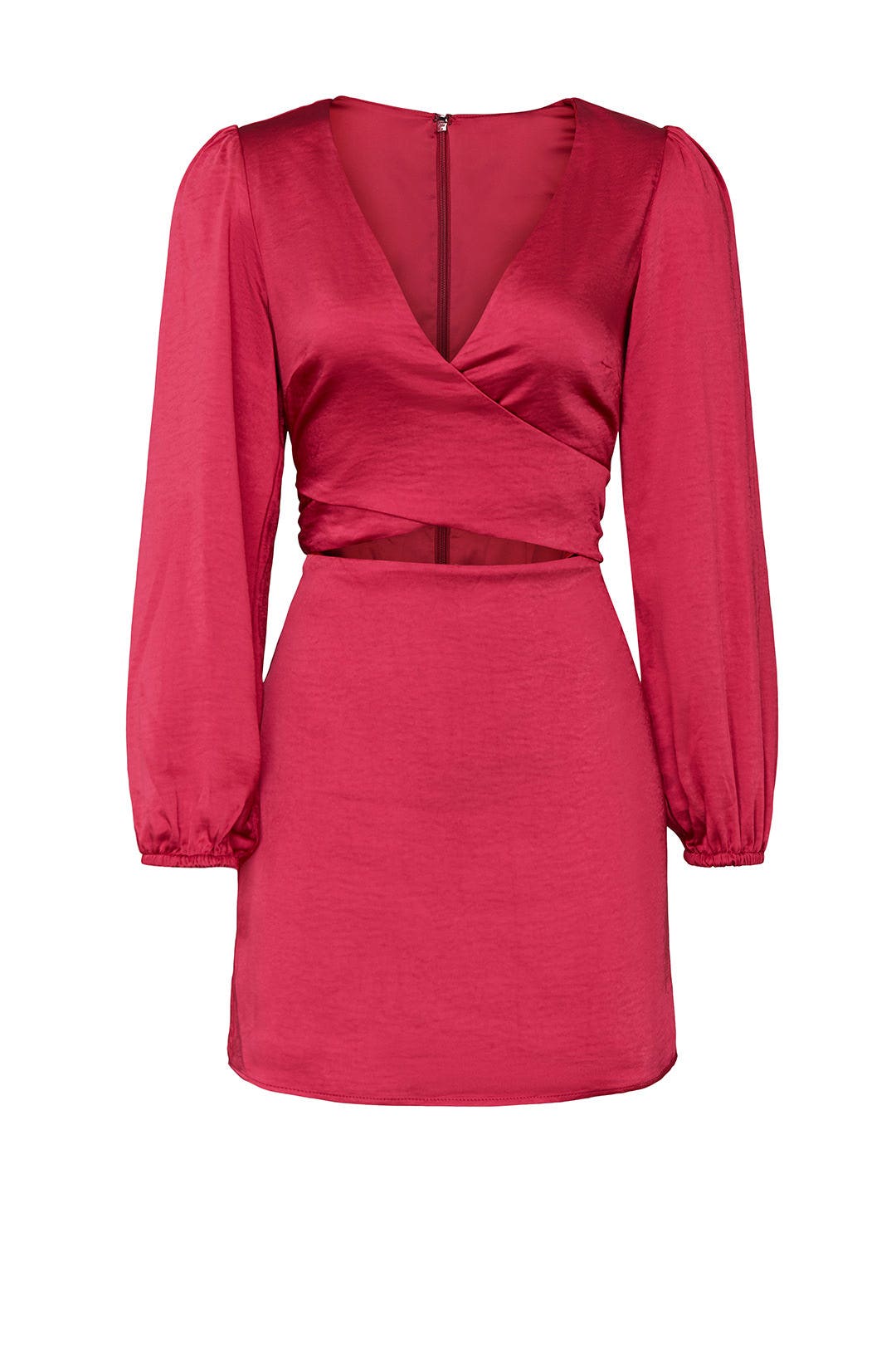 Ruby Satin Maia Mini Dress by STYLESTALKER