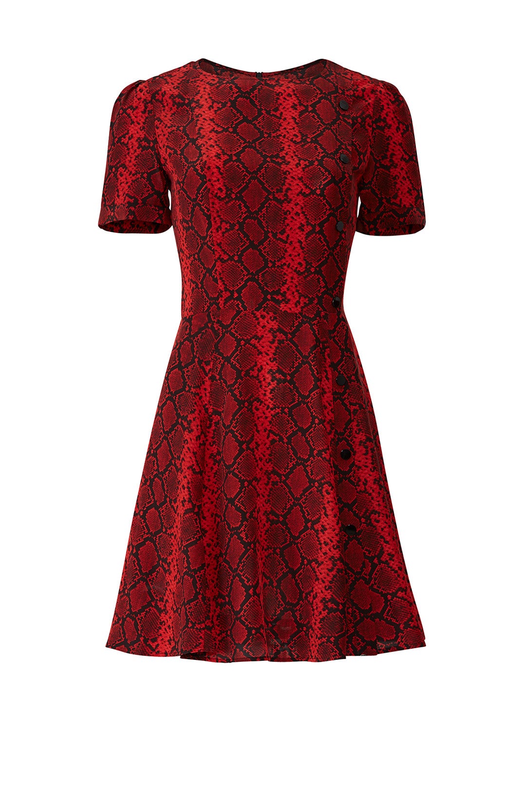 Snake Print Button Dress by The Kooples 3