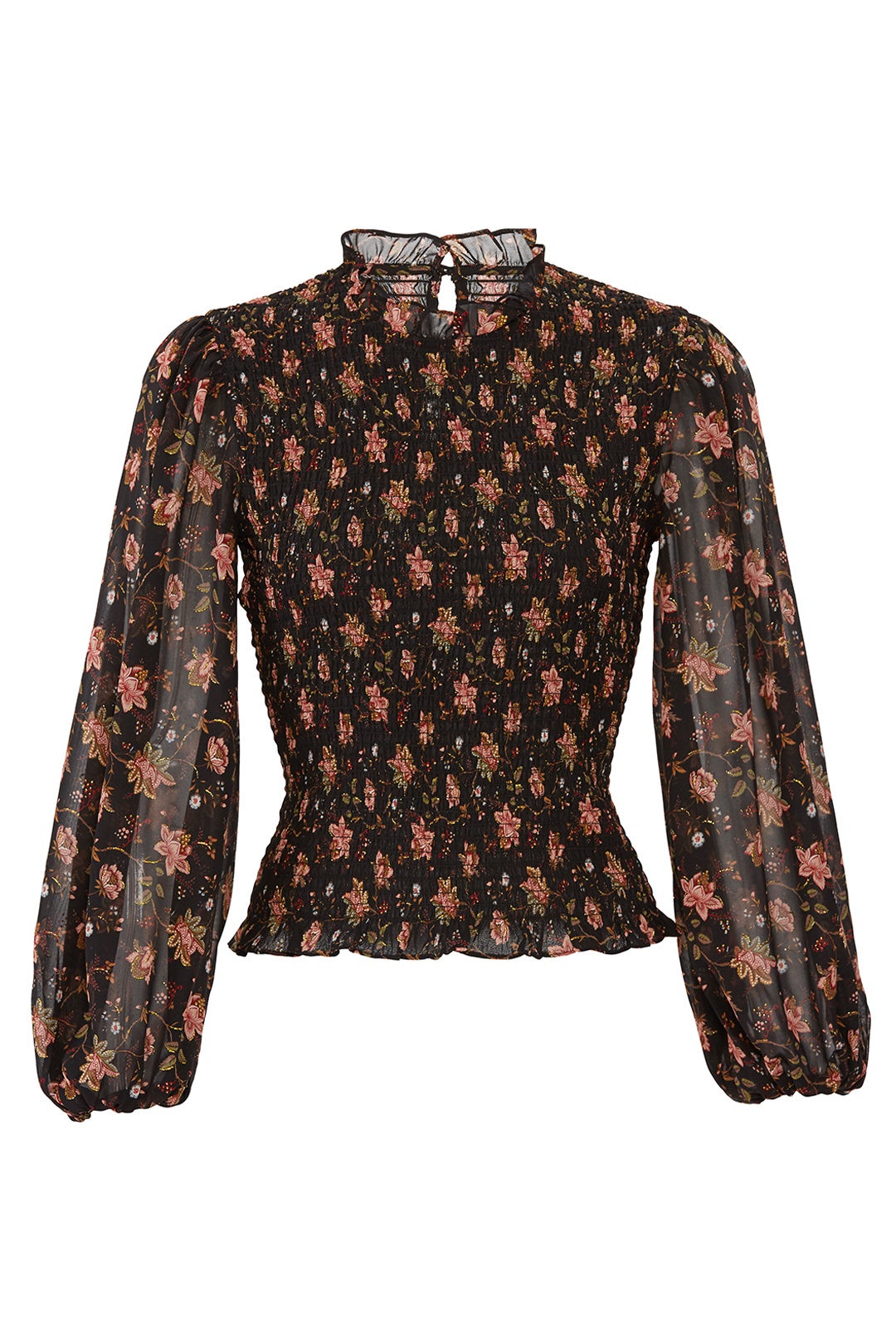 Floral Blouson Sleeve Top by J.O.A.