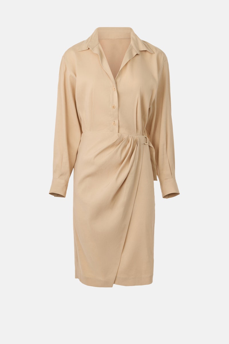 Rilinen Wrap Dress by Maje - Photo 4