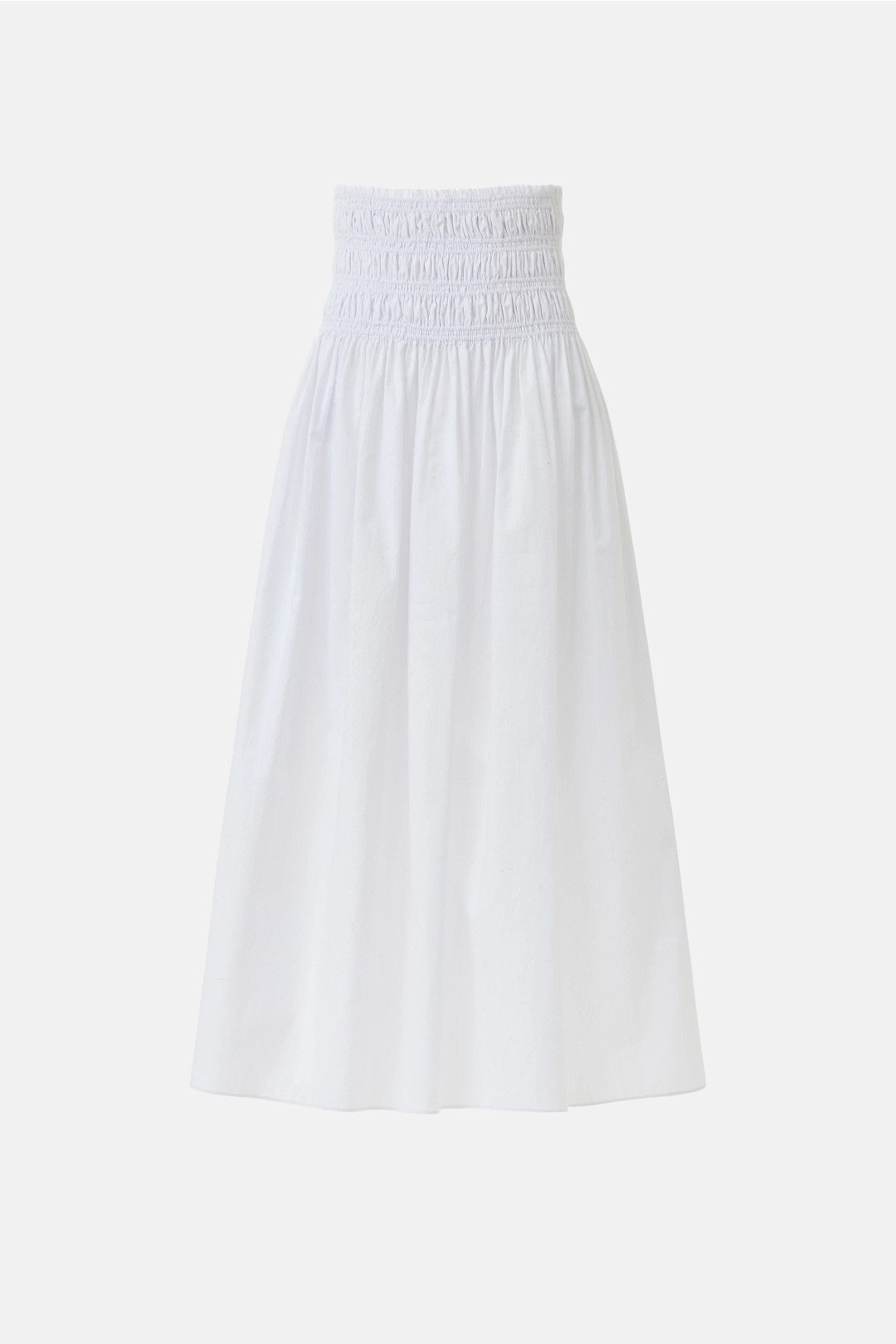 Cotton Smocked Skirt by NAADAM