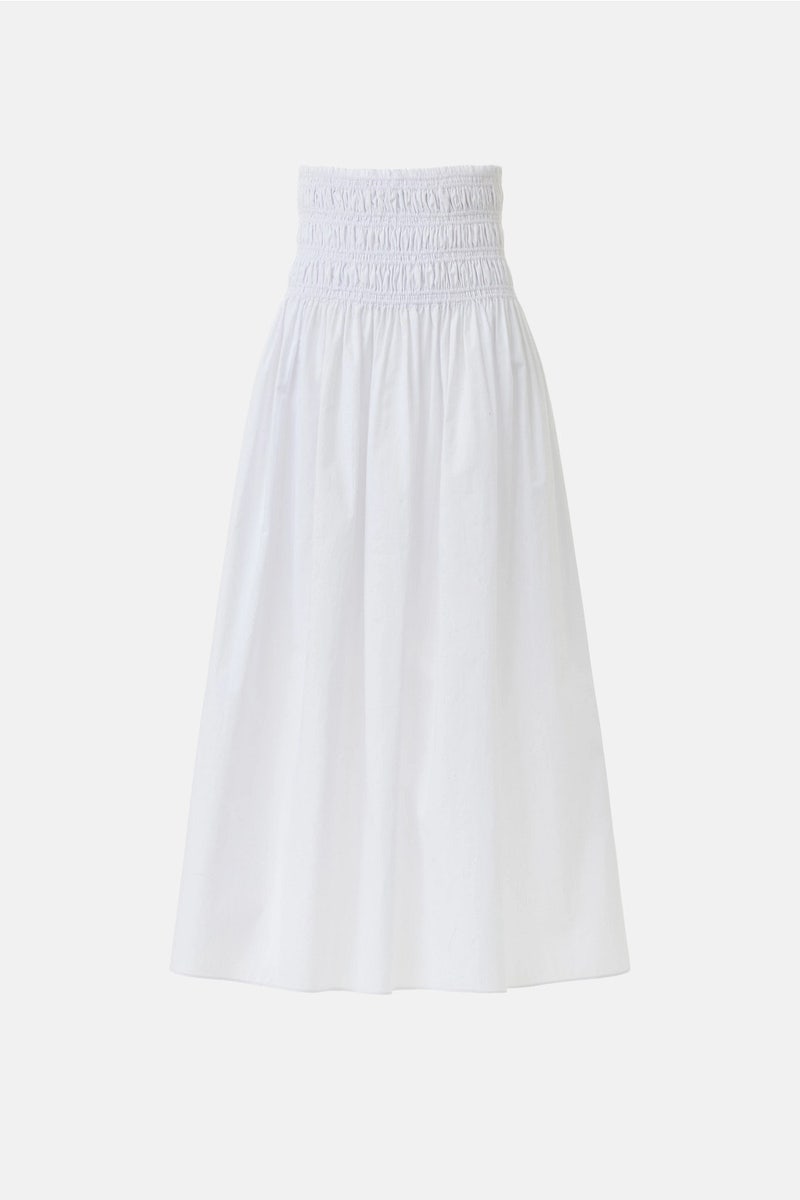 white asymmetric blazer dress PHILOSOPHY DI LORENZO SERAFINI STRETCH TULLE DRESS WITH CAPE ITALIAN 42-38