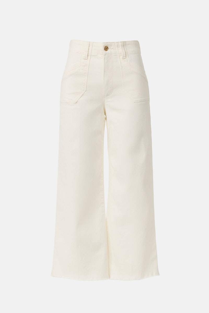 Aneesa Petite Wide Leg Jeans by PAIGE - Photo 4