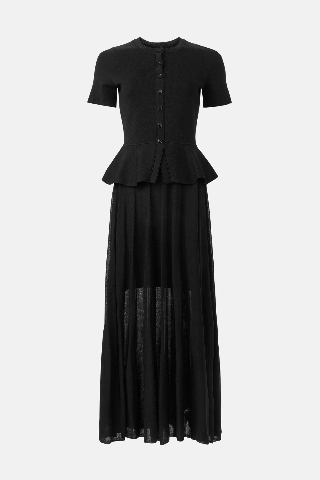 Judith Peplum Maxi Dress by Sandro 4